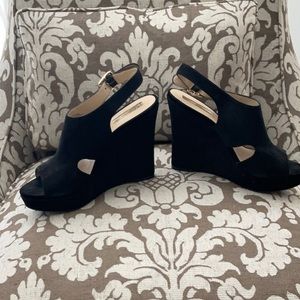 INC International Concepts black wedge